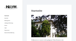 Desktop Screenshot of pension-helth.de