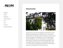 Tablet Screenshot of pension-helth.de
